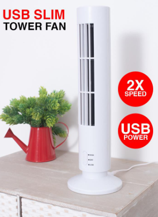 พัดลม USB ตั้งโต๊ะทรงสูง