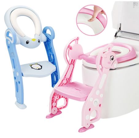 บันไดรองชักโครกฝึกขับถ่ายสำหรับเด็ก